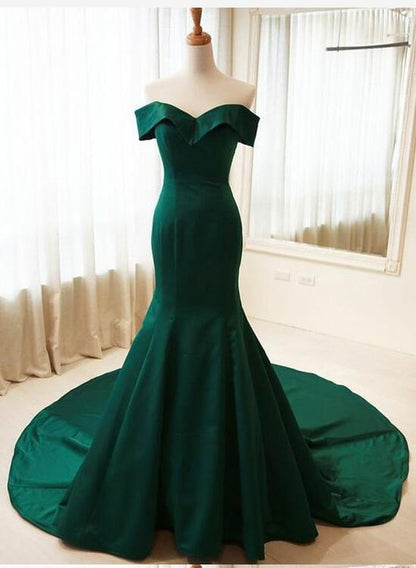 Solvbao Green Long Mermaid New Style Prom Dress, Formal Dress, Prom Gowns