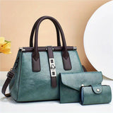 3pcs/set Top Handle Satchel Bag, Luxury Shoulder Tote Bag, Women's Casual Handbag, Crossbody Bag & Clutch Purse