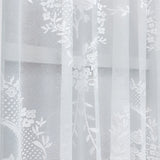 1pc Decorative Garden Style Gauze Curtain for Kitchen Cabinet and Door - Short Half Curtain for Coffee and Decoration