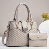 2pcs/set Fashion Top Handle Satchel, Elegant Crossbody Bag, Women's Casual Handbag, Shoulder Bag & Purse