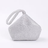 SOLVBAO Cross-Border Rhinestone Clutch Stylish and Portable Cosmetic Bag Mine Bag Diamond-Embedded Women's European and American Style Dinner Bag Handbag