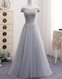 Solvbao Lovely Simple Sweetheart Off Shoulder Long Party Dress, A-line Floor Length Bridesmaid Dress