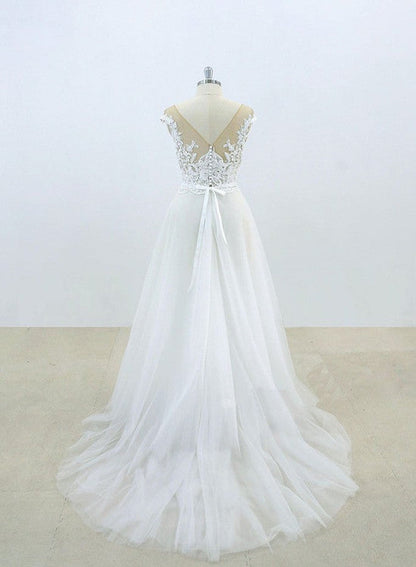 solvbao Simple Tulle Bridal Gowns, Prom Dress , Lovely Formal Dresses