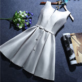 SOLVBAO Summer White Bridesmaid Dress Dress Slimming Evening Dress Annual Party Little Dress in Stock and Fast Delivery