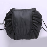 solvbao Portable Drawstring Makeup Bag, Lightweight Versatile Cosmetic Organizer With Bead Strap