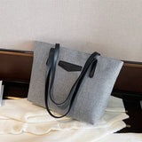 Stylish Large Capacity Tote Bag - Perfect for Shopping & Traveling - Minimalist Shoulder Bag for Women