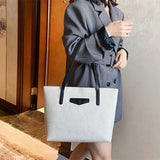 Stylish Large Capacity Tote Bag - Perfect for Shopping & Traveling - Minimalist Shoulder Bag for Women