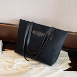 Stylish Large Capacity Tote Bag - Perfect for Shopping & Traveling - Minimalist Shoulder Bag for Women