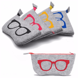 Zipper Cloth Glasses Bag, Multifunctional Sunglasses Bag, Eyewear Accessories For Women And Men