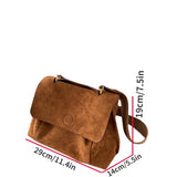 Autumn And Winter Bag, Large Capacity Crossbody Bag, Canvas Flap Shoulder Bag For Women Men