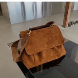 Autumn And Winter Bag, Large Capacity Crossbody Bag, Canvas Flap Shoulder Bag For Women Men