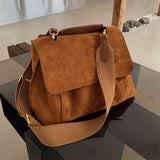 Autumn And Winter Bag, Large Capacity Crossbody Bag, Canvas Flap Shoulder Bag For Women Men