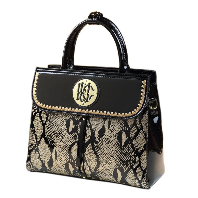 Luxury Snakeskin Satchel Bag, Elegant Crossbody Bag, Women's Fashion Handbag, Shoulder Bag & Purse