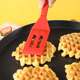 1pc Silicone Spatula, Non-stick Baking Spatula, Heat Resistant Baking Spatula, Mini Slotted Serve Turner For Flip Egg, Kitchen Tools, Kitchen Gadgets, Cheap Items