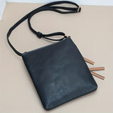 solvbao Contrast Color Square Crossbody Bag, PU Leather Textured Bag Purse, Classic Versatile Fashion Shoulder Bag