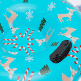 1pc Inflatable Thickened Christmas Snow Skiing Circle Sled, PVC Outdoor Inflatable Snow Skiing Circle for stocking stuffers