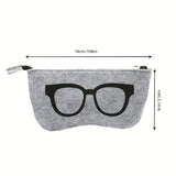 Zipper Cloth Glasses Bag, Multifunctional Sunglasses Bag, Eyewear Accessories For Women And Men