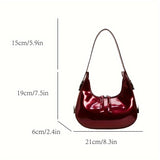 solvbao Mini Fashion Vegan Shoulder Bag, Trendy Underarm Bag, Women's Stylish Handbag & Hobo Purse