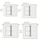 2pcs Single-sided Light Hollow Cloth Yarn Integrated Curtains, Fashion Fabric Hollow Translucent Balcony Curtain, Living Room Bedroom Curtains, Window Sheer Curtain Home Decor