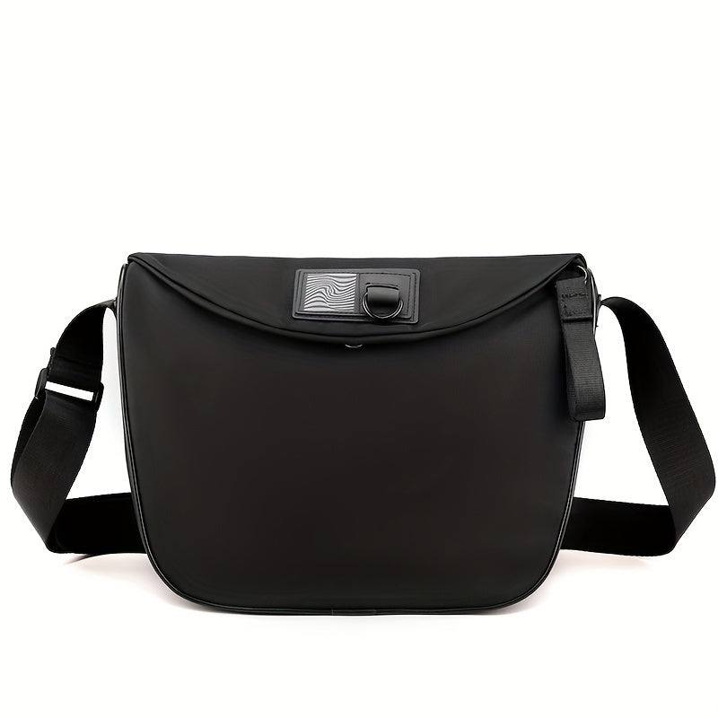 Trendy Minimalist Crossbody Bag, Commuter Messenger Bag, Zipper All-Match Handbag