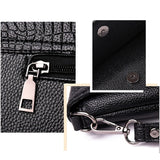 Stylish Square Crossbody Bag, Women's Crocodile Pattern Clutch Purse, Luxury Wristlet Phone Wallet