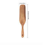 1pc/5pcs Premium Acacia Wood Spatulas, Wooden Spurtles for Baking, Kitchen Gadgets and Accessories