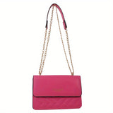 solvbao  Trendy Classic Square Shoulder Bag, All-Match Flap Chain Bag, Women's Crossbody Bag