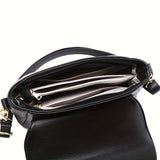 Trendy Genuine Leather Square Crossbody Bag, Waterproof Leaf Embossed Shoulder Bag, Perfect Sling Bag For Daily Use