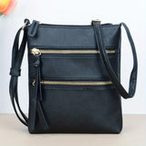 solvbao Contrast Color Square Crossbody Bag, PU Leather Textured Bag Purse, Classic Versatile Fashion Shoulder Bag