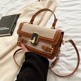 solvbao  Vintage Flap Crossbody Bag, Retro Shoulder Bag, Women's Fashion Handbag & Satchel Purse