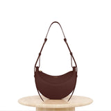 Designer bag New Luxury Leather Bags Handbag Wallet Fashion Leather crossbody Clutch half Tote bag for woman mens Brown Even crescent bags Classic beach Lady