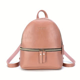 solvbao 1pc Retro Waxed PU Leather Multifunctional Backpack, Versatile Crossbody Shoulder Bag