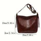 Women's Large Capacity All-Match Bag, Tote Crossbody Bag, Stylish Bag For Work & School