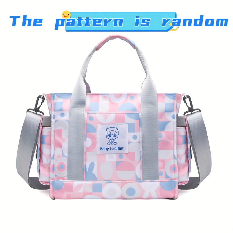 solvbao Cute Cartoon Print Diaper Bag, Large Capacity Tote Bag, Women's Shoulder Bag, Handbag & Crossbody Bag