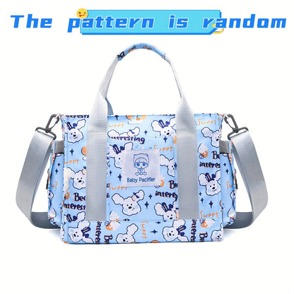 solvbao Cute Cartoon Print Diaper Bag, Large Capacity Tote Bag, Women's Shoulder Bag, Handbag & Crossbody Bag