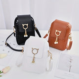 Women's Minimalist Shoulder Bag, Braided Design Phone Bag, Trendy All-Match Bag