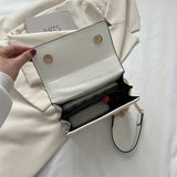 solvbao  Trendy Classic Square Shoulder Bag, All-Match Flap Chain Bag, Women's Crossbody Bag