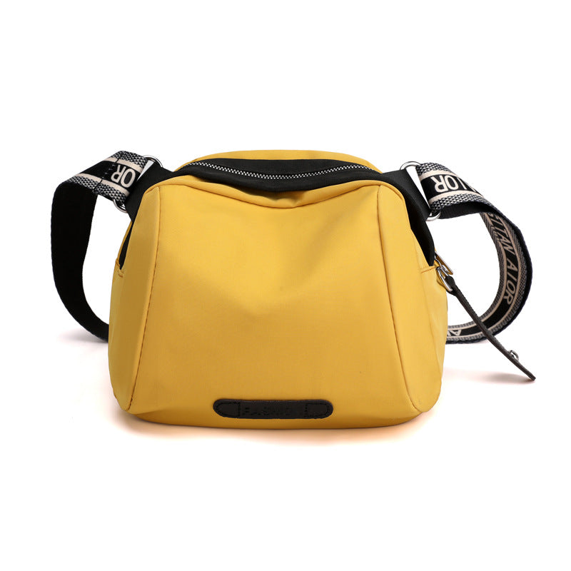 solvbao  Casual Simple Crossbody Bag, Lightweight Storage Bag With Zipper & Wide Strap, Trendy Bag