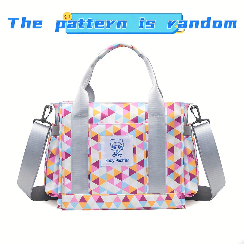 solvbao Cute Cartoon Print Diaper Bag, Large Capacity Tote Bag, Women's Shoulder Bag, Handbag & Crossbody Bag