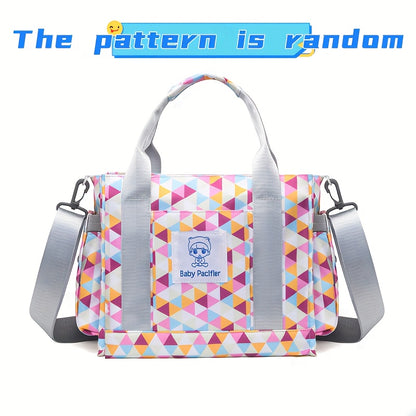 solvbao Cute Cartoon Print Diaper Bag, Large Capacity Tote Bag, Women's Shoulder Bag, Handbag & Crossbody Bag