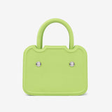 1pc Mini EVA Tote Bag, Solid Color Simple Handbag, Women's Casual Coin Purse For Travel Work Outdoor