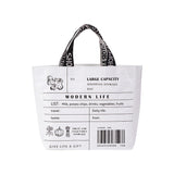 Stylish Letter Print Tote Bag, Large Capacity Shoulder Bag, Versatile Bag For Work