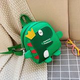 solvbao 1pc Cute Boy's And Girl's Bag, Trendy Cartoon Backpack, Small Dinosaur School Bag, Children's Going Out Lightweight Small Backpack