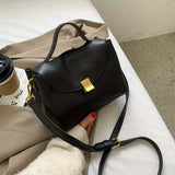 Trendy PU Leather Crossbody Bag, Solid Color Flap Shoulder Bag, Perfect Messenger Bag For Daily Use