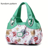 solvbao Fashion Floral Print Tote Bag, Large Capacity Shoulder Bag, Women's Casual Handbag & Hobo Purse