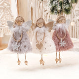 3pcs Christmas Angel Girl Pendant, Creative Doll Charm for Christmas Tree, Festivals, Room, Home, Offices, Theme Party Decor