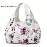 solvbao Fashion Floral Print Tote Bag, Large Capacity Shoulder Bag, Women's Casual Handbag & Hobo Purse