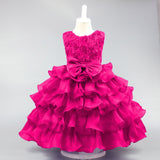 Best Seller in HOT and NEW Children's Dress Dress Flower Girl Net Yarn Cake Skirt Girl Princess Dress Girl's One Year Old Celebration Dress