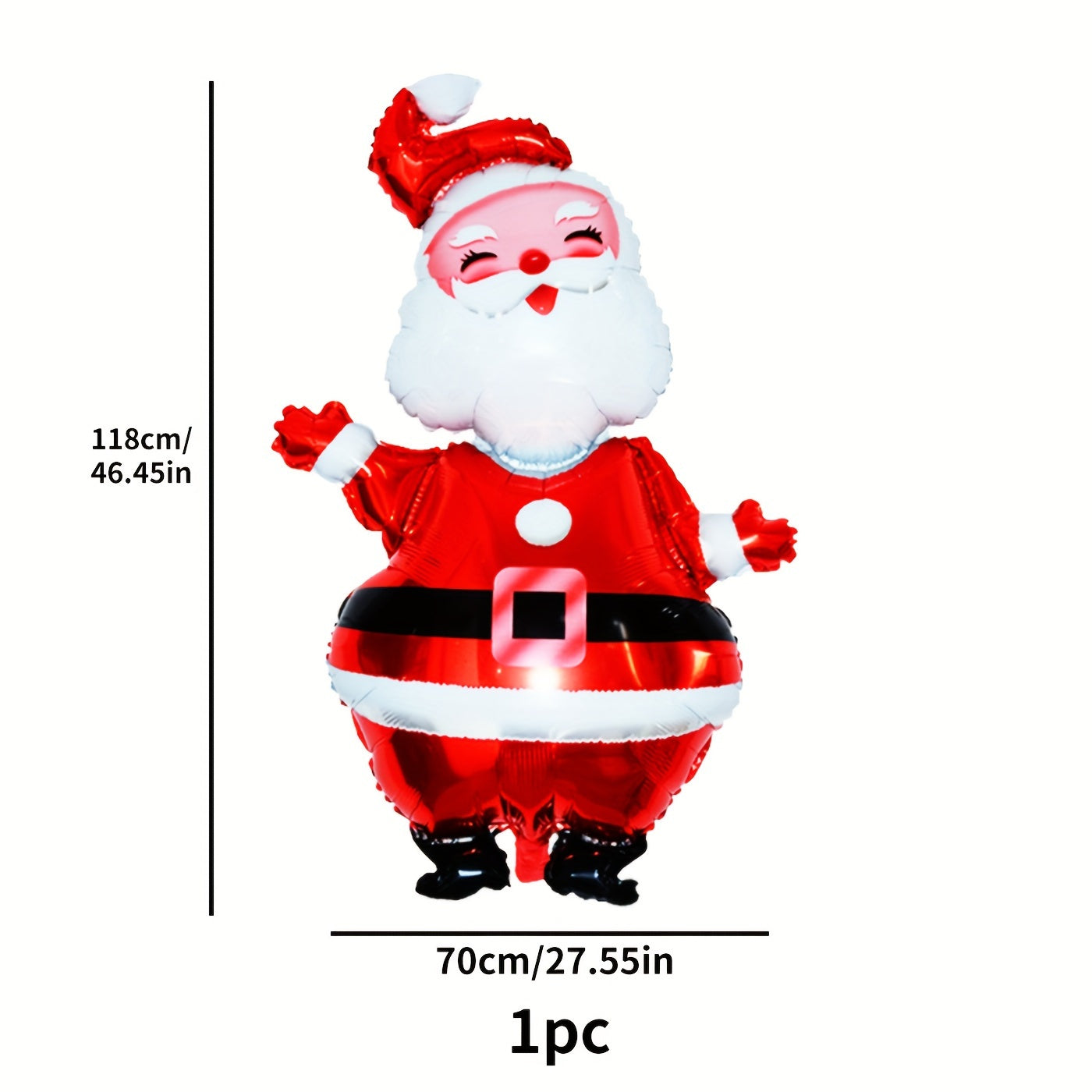 1/5cps, Large Santa Claus Christmas Balloon Aluminum Film Cartoon Decoration Balloon Set New Year Party Decoration 2025