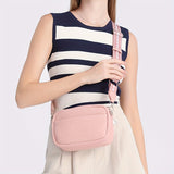 Trendy Square Crossbody Bag, Litchi Pattern Shoulder Bag, Women's PU Leather Zipper Purse